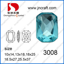 Rectangular Octagon Fancy Crystal Stones Beads for Fashion Jewelry